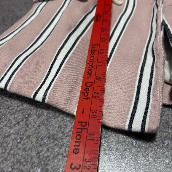 Free People Oversized Striped Blazer Small - Picture 7 of 8